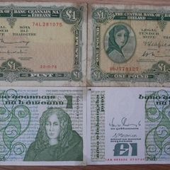 The Central Bank of Ireland. Lady Lavery (20 each)