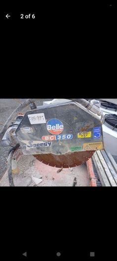 Belle bc350 saw