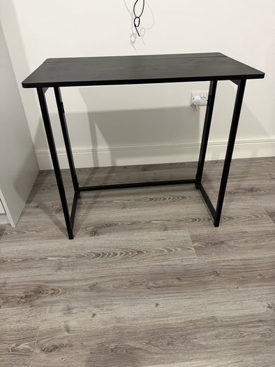 Fold away desk black from Amazon