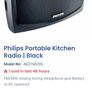 Philips Portable Kitchen Radio Image 7