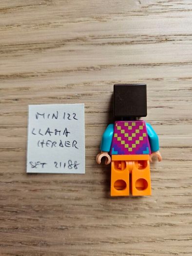lego min122 llama herder, set minecraft 21188