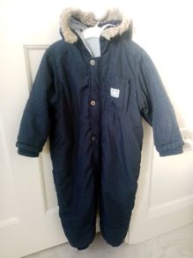 Baby all in one pram/snowsuit with soother pocket