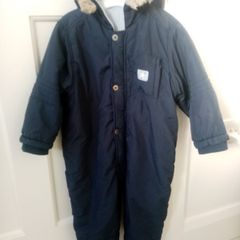 Baby all in one pram/snowsuit with soother pocket
