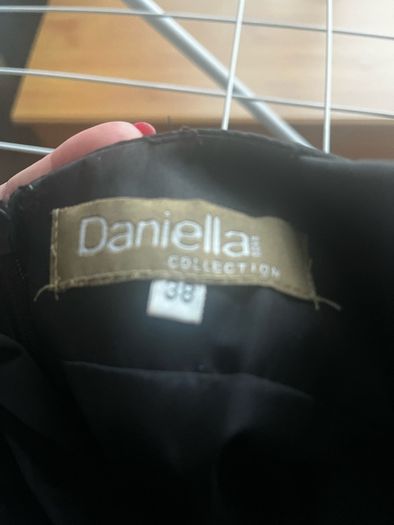 Black designer cocktail dress - UK size 8-10