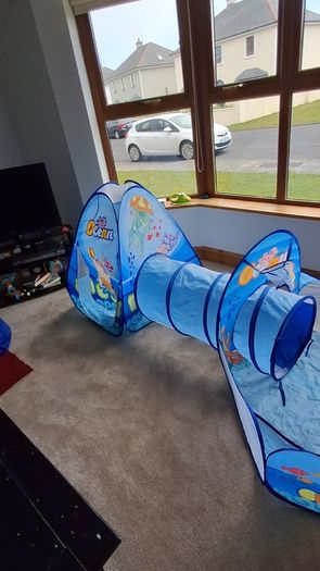 Tent 3 in 1 Kids Play Tent with Play Tunnel, Ball Pit, 3 In 1 Kids Play Tent