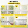 Spring Wire and Lock Channel, 6.56ft Spring Lock & U-Channel Bundle for Greenhouse, 40 Packs PE Coated Spring Wire & Aluminum Image 5