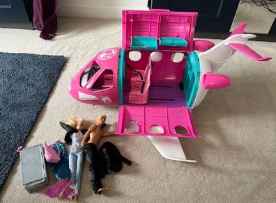 Barbie Airplane and dolls
