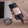 High Speed 1TB Transcend ESD420 Portable Magnetic SSD USB 20Gbps Type-C Magsafe (Champagne Gold) Image 2