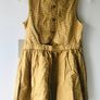 Brand new with tags mustard Orla kiely style ditsy flower pattern vintage style mamas & papas tea dress age 2-3 Image 2