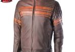 49% OFF - Bela Merlin Bikers Leather (Cowhide) Jacket - Brown- FREE SHIPPING