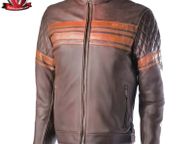 main image for ad 49% OFF - Bela Merlin Bikers Leather (Cowhide) Jacket - Brown- FREE SHIPPING