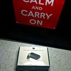 RARE UNUSED Sony Ericsson HCB-300 Car Bluetooth Handsfree Phone Kit Vintage