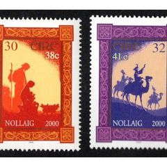 2000 Ireland Christmas Commemorative Stamps Mint Never Hinged (MNH)