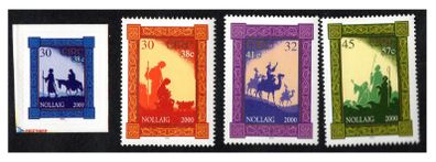 2000 Ireland Christmas Commemorative Stamps Mint Never Hinged (MNH)