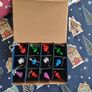 Retro Vintage Style Christmas Baubles one Box of x12 Glass Ornaments Image 2
