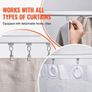 Ceiling Curtain Track Set, 9.9 FT/3 Meter, Self Adhesive, No Drill Ceiling Track System for Curtains Image 2