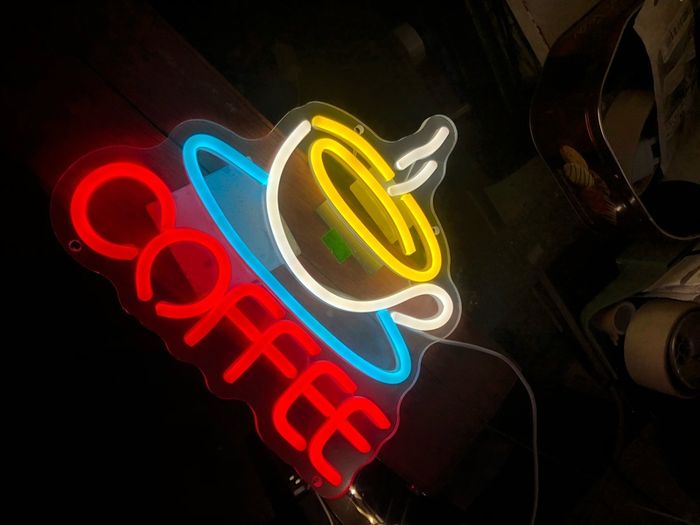 Coffee Shop Neon LED Sign Business House Garage