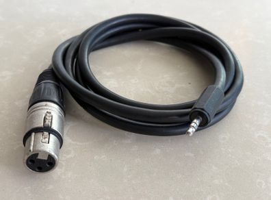 Female XLR to Mini Jack Cable (1.4m)