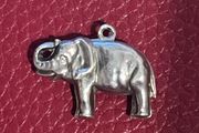 Small Vintage Silver Elephant Pendant
