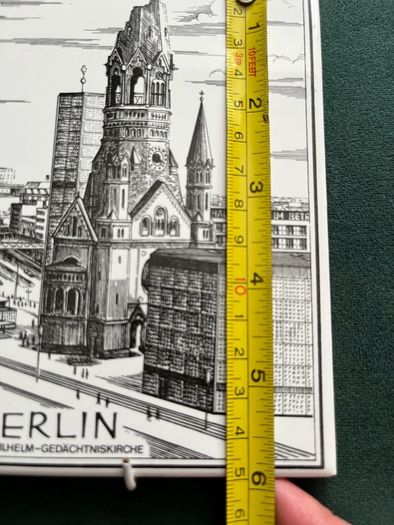 Vintage Decorative Berlin Tile