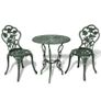 3 Piece Bistro Set Cast Aluminium - Free Delivery Nationwide Image 2