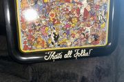 Vintage metal tray