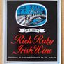 Lot of 5  vintage rich Ruby Irish wine labels Image 2