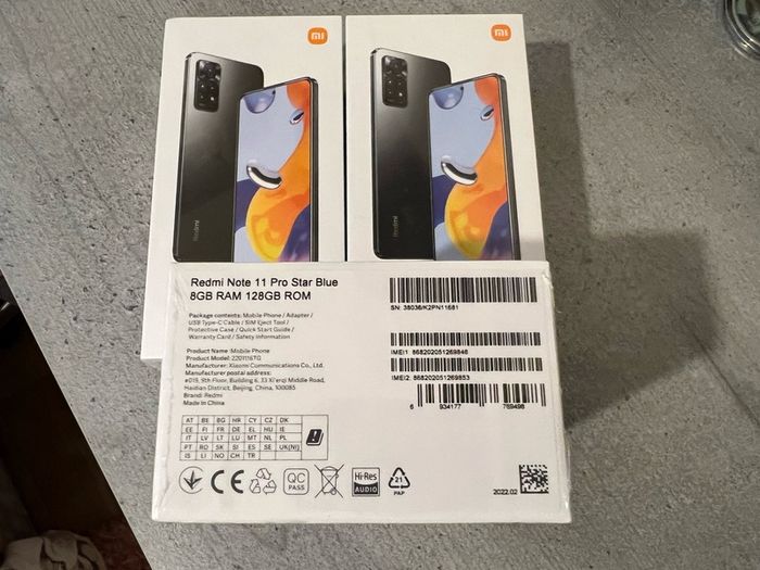 Redmi Note 11 Pro,8GB/128GB Brand anew Sealed 2 Years Warranty (Star Blue,Polar White Colour )