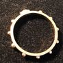 9 Carat Gold Rosary Ring Image 6