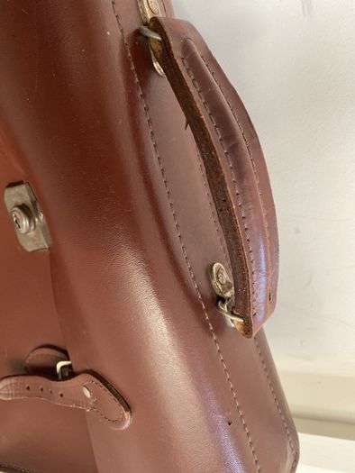 Leather case Bag Brown Leather Document Case vintage Original
