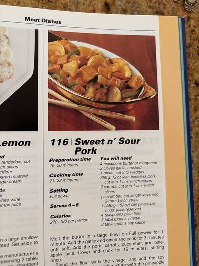 Microwave Cookbook