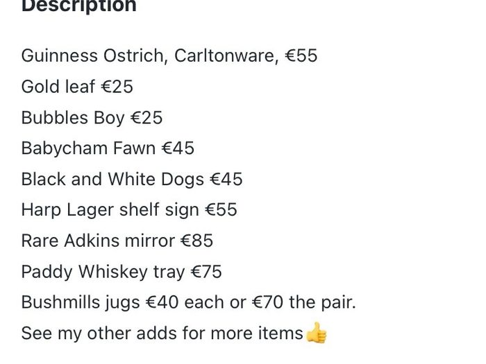 Pub Memorabilia