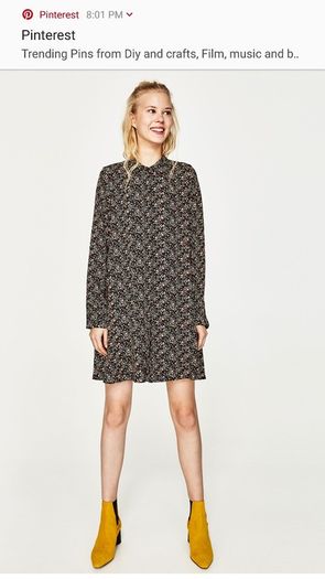 Zara new Dress floral pattern