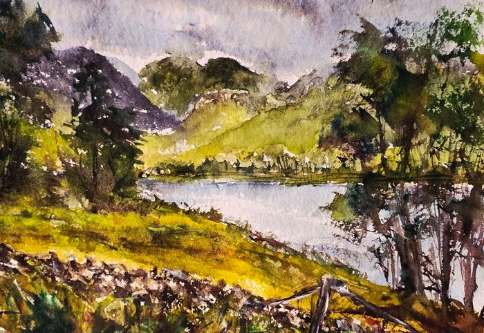 poison glen watercolour