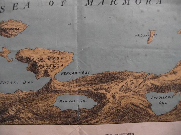 Sea of Marmora - Positions of the British Fleet - Illustrated London News 1878