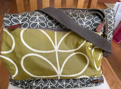 Orla Kiely Classic Stem Nappy bag and Changing Mat