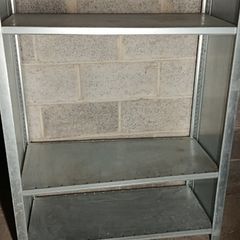 Steel garage shelving