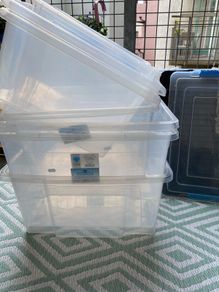 Storage boxes with lids