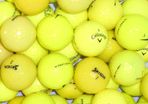 Branded Mix of Yellow Lake Golf Balls - 50 Balls
