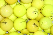 Branded Mix of Yellow Lake Golf Balls - 50 Balls