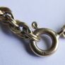 Vintage Solid 9K Yellow Gold 375 Thick Rope Chain Bracelet length 7,5" - 3,5g Image 10
