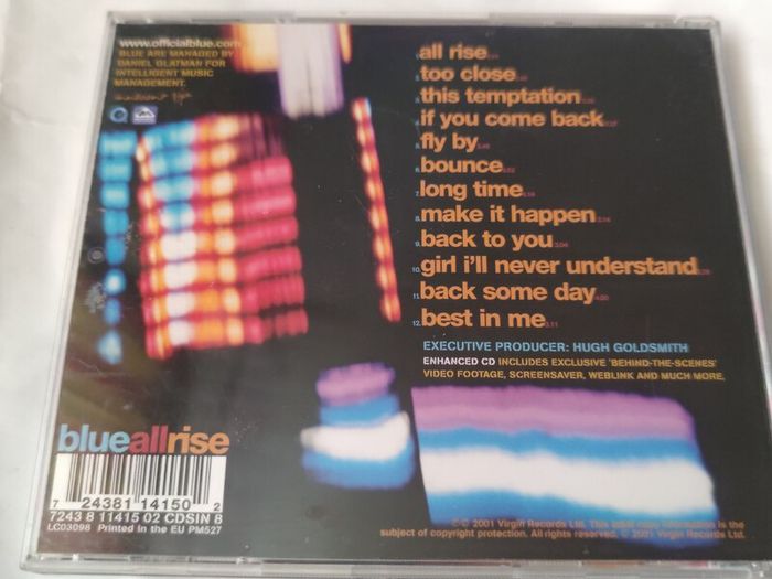 Blue - All Rise Cd