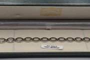 9ct white gold bracelet