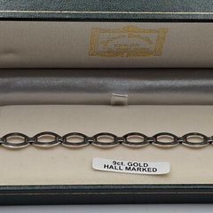 9ct white gold bracelet