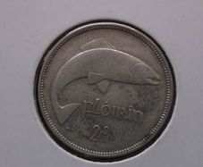 Irish Republic. Silver Florin (1940)
