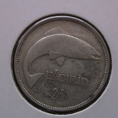 Irish Republic. Silver Florin (1940)