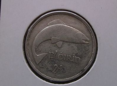 Irish Republic. Silver Florin (1940)