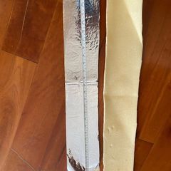 Silver foil line insulation strips