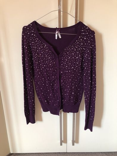 cardigan purple