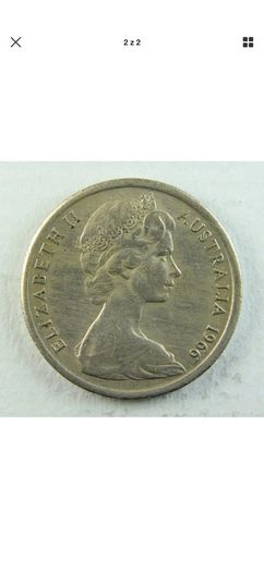 10 Cents Australia 1966, Elizabeth II